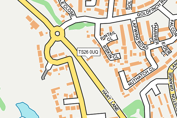 TS26 0UQ map - OS OpenMap – Local (Ordnance Survey)