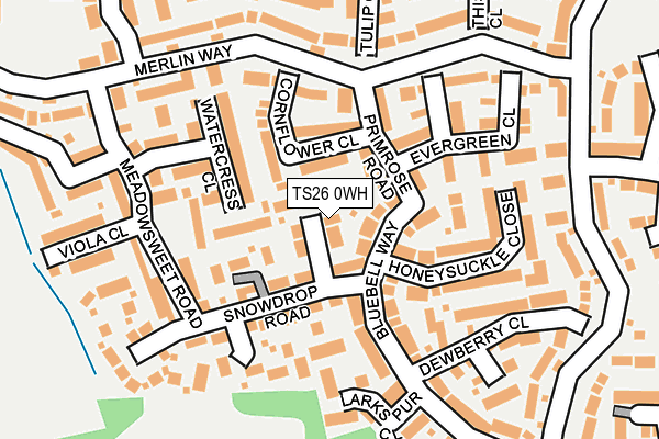 TS26 0WH map - OS OpenMap – Local (Ordnance Survey)