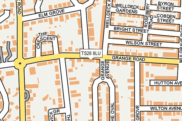 TS26 8LU map - OS OpenMap – Local (Ordnance Survey)