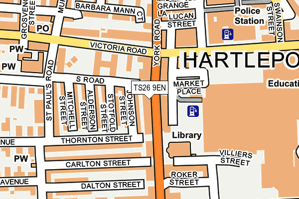 Map of CECIL M. YUILL LIMITED at local scale