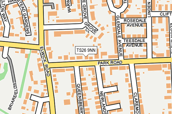 TS26 9NN map - OS OpenMap – Local (Ordnance Survey)