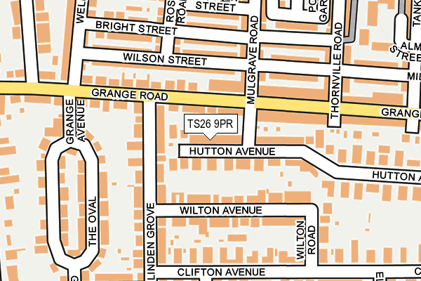 TS26 9PR map - OS OpenMap – Local (Ordnance Survey)