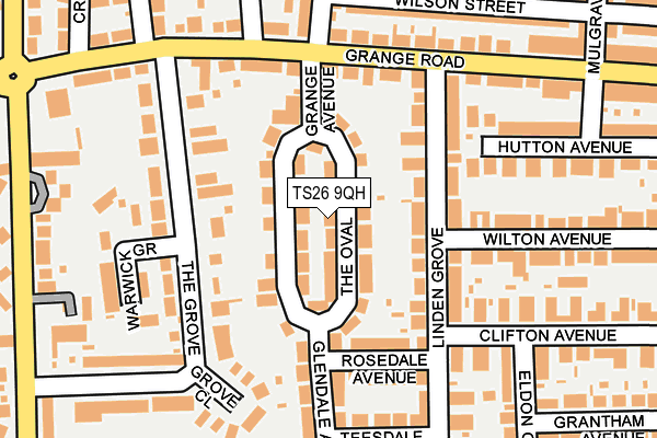 TS26 9QH map - OS OpenMap – Local (Ordnance Survey)