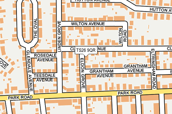 TS26 9QR map - OS OpenMap – Local (Ordnance Survey)