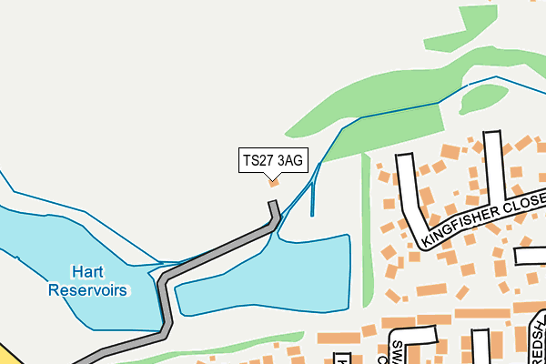 TS27 3AG map - OS OpenMap – Local (Ordnance Survey)