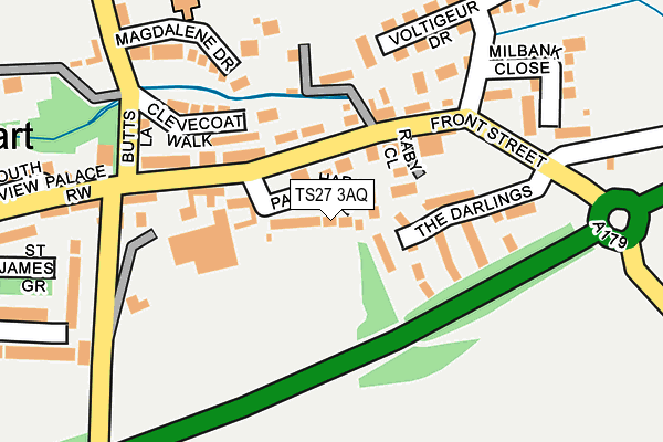 TS27 3AQ map - OS OpenMap – Local (Ordnance Survey)