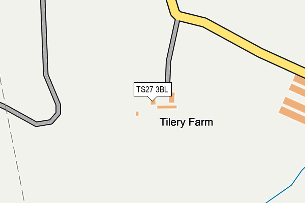 TS27 3BL map - OS OpenMap – Local (Ordnance Survey)