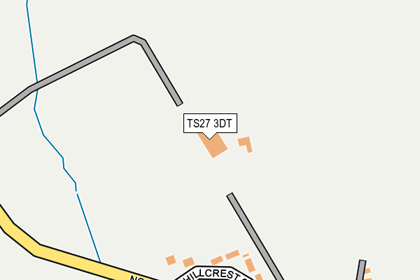 TS27 3DT map - OS OpenMap – Local (Ordnance Survey)