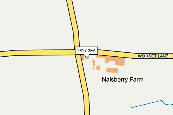 TS27 3EA map - OS OpenMap – Local (Ordnance Survey)