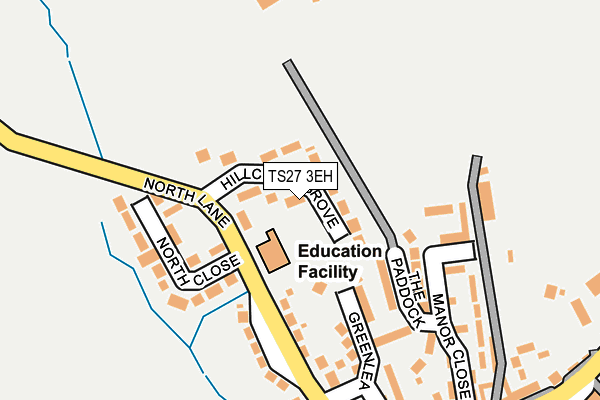 TS27 3EH map - OS OpenMap – Local (Ordnance Survey)