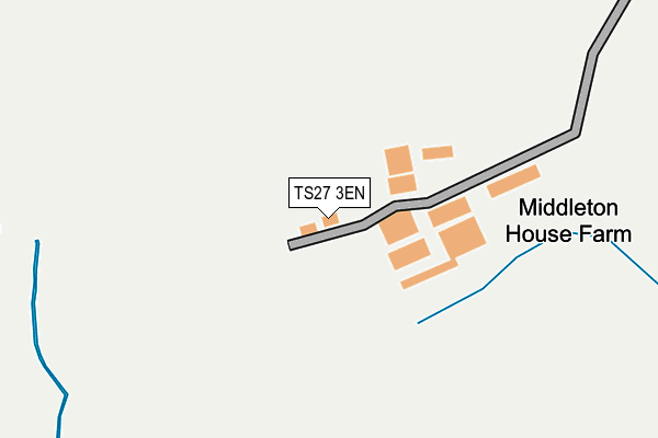 TS27 3EN map - OS OpenMap – Local (Ordnance Survey)