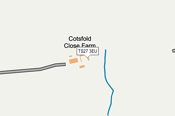 TS27 3EU map - OS OpenMap – Local (Ordnance Survey)
