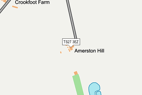 TS27 3EZ map - OS OpenMap – Local (Ordnance Survey)
