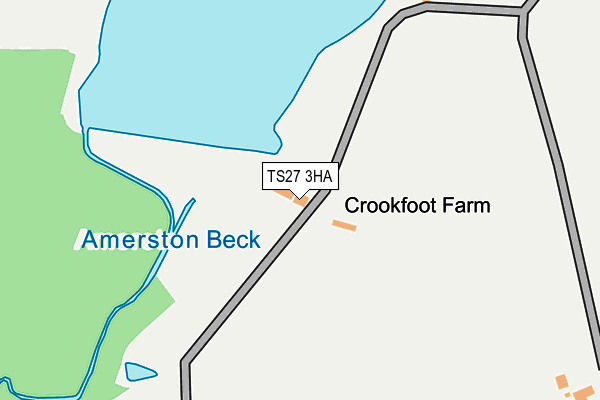 TS27 3HA map - OS OpenMap – Local (Ordnance Survey)