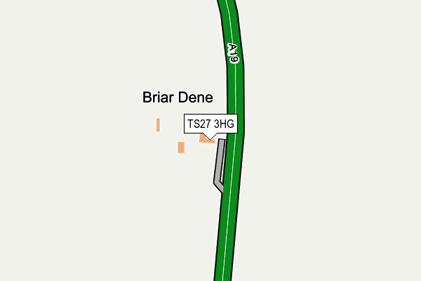 TS27 3HG map - OS OpenMap – Local (Ordnance Survey)