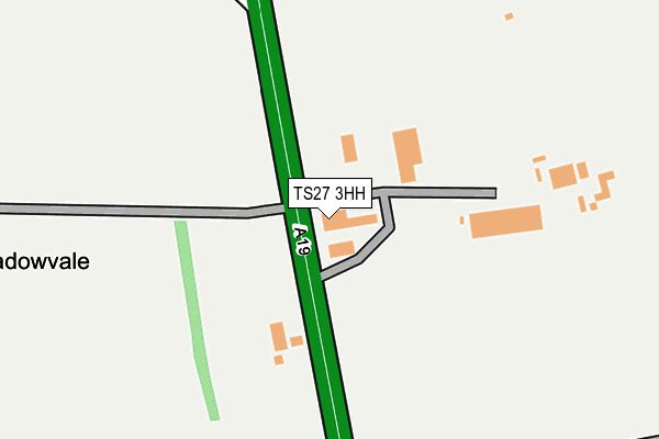 TS27 3HH map - OS OpenMap – Local (Ordnance Survey)