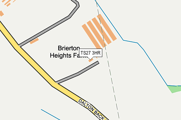TS27 3HR map - OS OpenMap – Local (Ordnance Survey)