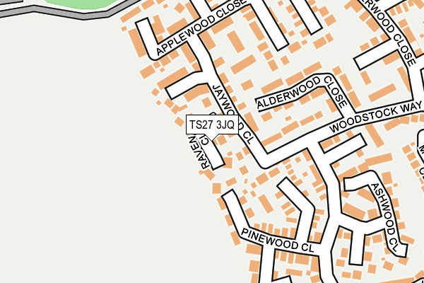TS27 3JQ map - OS OpenMap – Local (Ordnance Survey)