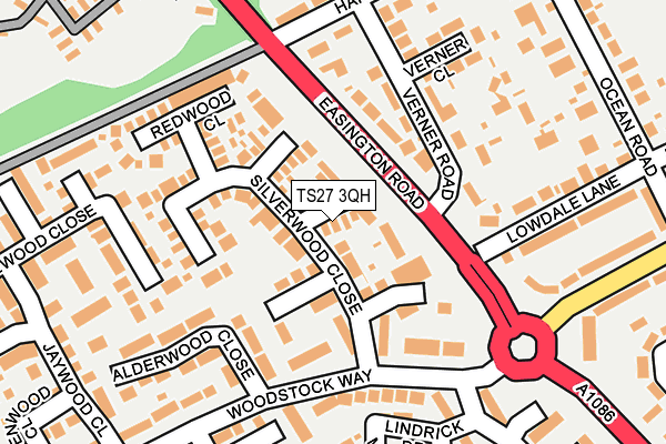 TS27 3QH map - OS OpenMap – Local (Ordnance Survey)