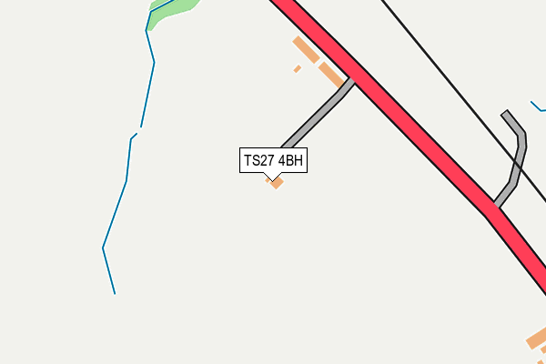 TS27 4BH map - OS OpenMap – Local (Ordnance Survey)