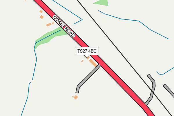 TS27 4BQ map - OS OpenMap – Local (Ordnance Survey)