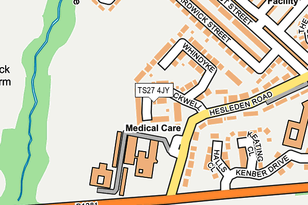 Map of GJM PROPERTY SERVICES LTD at local scale