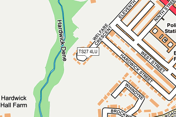 TS27 4LU map - OS OpenMap – Local (Ordnance Survey)