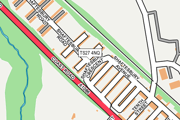 TS27 4NQ map - OS OpenMap – Local (Ordnance Survey)