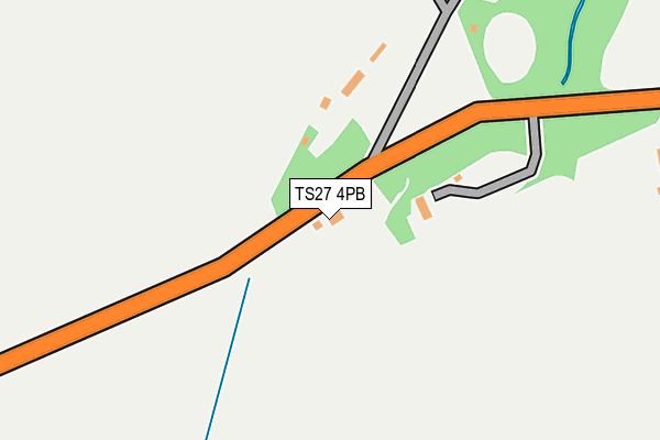 TS27 4PB map - OS OpenMap – Local (Ordnance Survey)