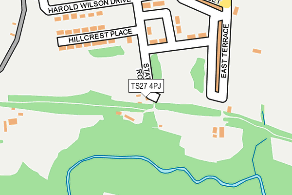 TS27 4PJ map - OS OpenMap – Local (Ordnance Survey)