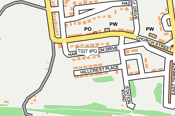 TS27 4PQ map - OS OpenMap – Local (Ordnance Survey)