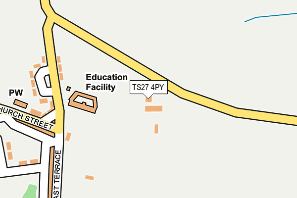 TS27 4PY map - OS OpenMap – Local (Ordnance Survey)