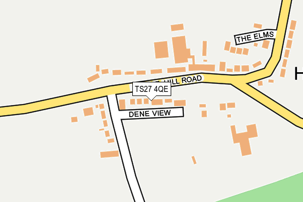 TS27 4QE map - OS OpenMap – Local (Ordnance Survey)