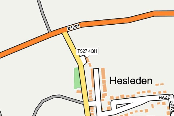 TS27 4QH map - OS OpenMap – Local (Ordnance Survey)