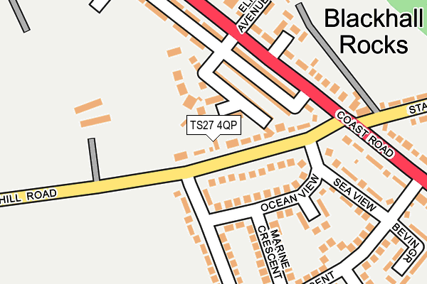 TS27 4QP map - OS OpenMap – Local (Ordnance Survey)