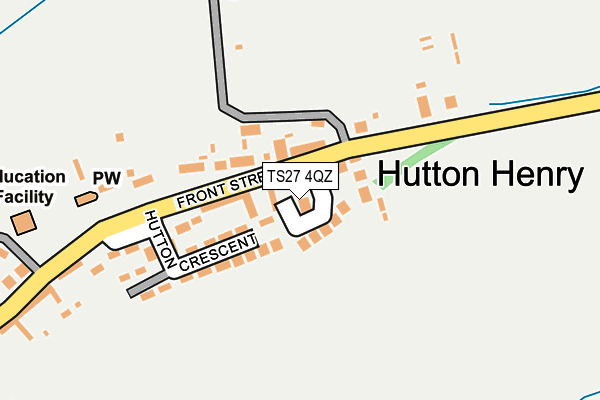 TS27 4QZ map - OS OpenMap – Local (Ordnance Survey)