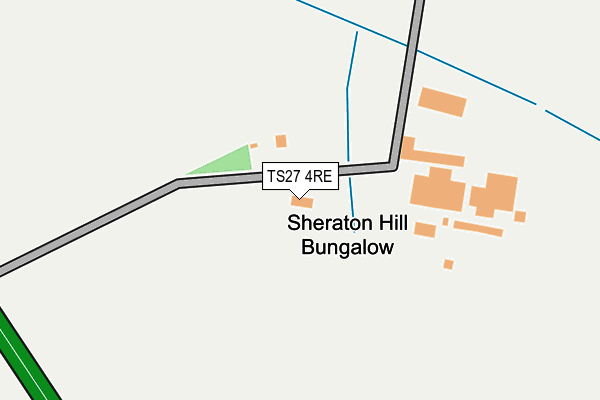 TS27 4RE map - OS OpenMap – Local (Ordnance Survey)