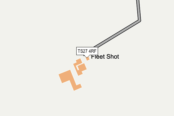 TS27 4RF map - OS OpenMap – Local (Ordnance Survey)