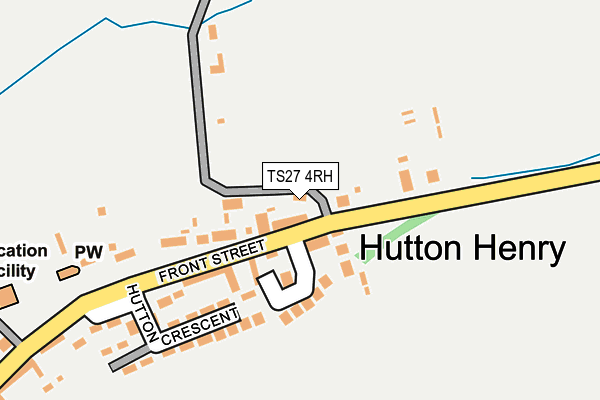 TS27 4RH map - OS OpenMap – Local (Ordnance Survey)