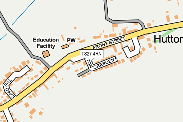 TS27 4RN map - OS OpenMap – Local (Ordnance Survey)