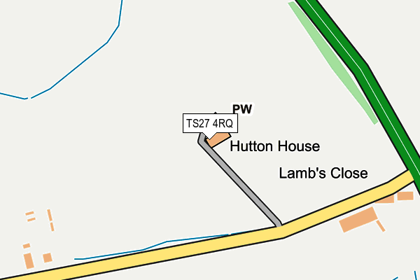 TS27 4RQ map - OS OpenMap – Local (Ordnance Survey)