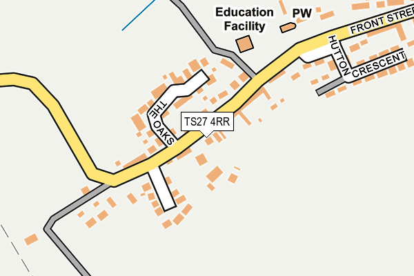 TS27 4RR map - OS OpenMap – Local (Ordnance Survey)