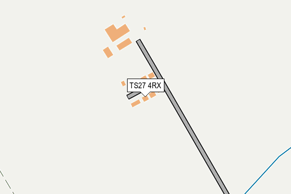 TS27 4RX map - OS OpenMap – Local (Ordnance Survey)