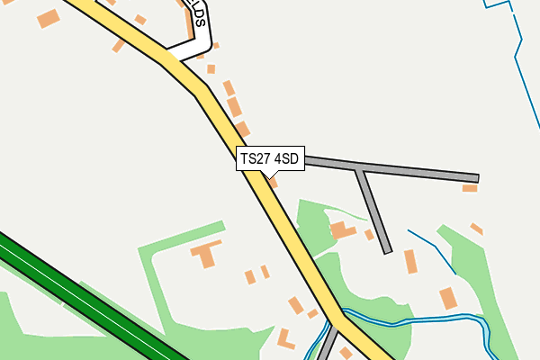 TS27 4SD map - OS OpenMap – Local (Ordnance Survey)