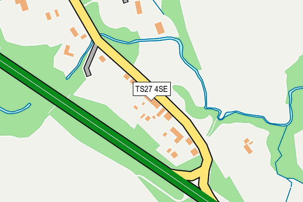 TS27 4SE map - OS OpenMap – Local (Ordnance Survey)