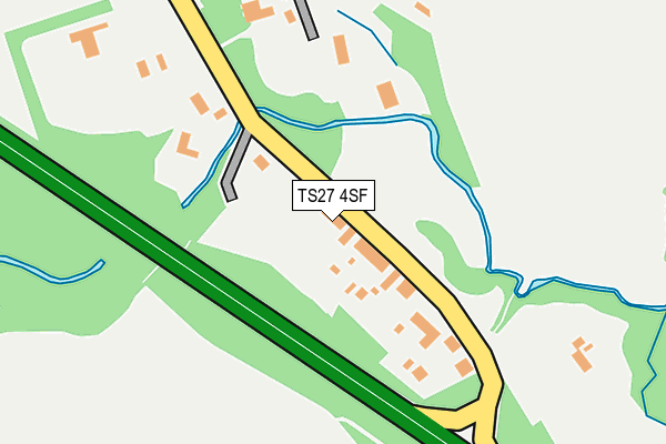 TS27 4SF map - OS OpenMap – Local (Ordnance Survey)
