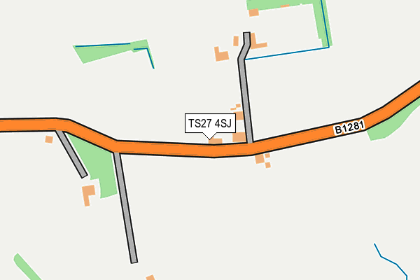 TS27 4SJ map - OS OpenMap – Local (Ordnance Survey)