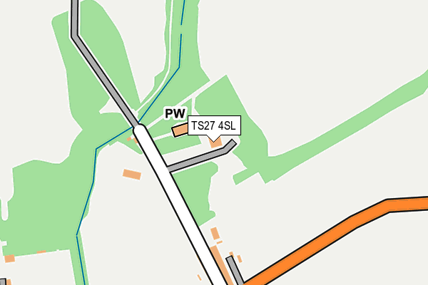 TS27 4SL map - OS OpenMap – Local (Ordnance Survey)