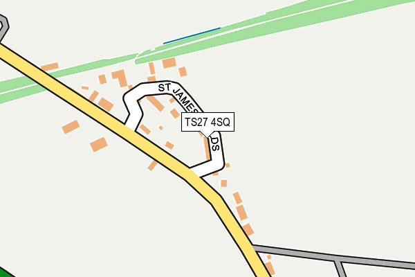 TS27 4SQ map - OS OpenMap – Local (Ordnance Survey)
