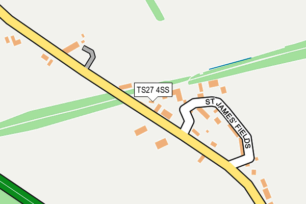 TS27 4SS map - OS OpenMap – Local (Ordnance Survey)